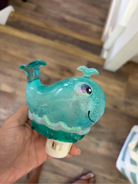 Other - Turquoise Glitter Whale Night Light